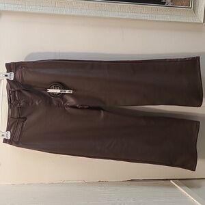 Dollhouse wide legged faux leather pants​